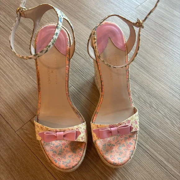 LoveShackFancy X Sophia Webster Lucita Wedges Espadrilles - Picture 2 of 10